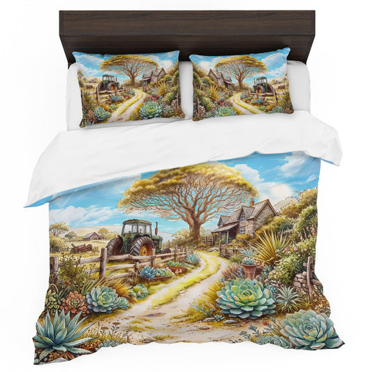 Dirt Road Home Duvet Cover Set