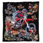 Dirtbike Adventure Light Weight Fleece Blanket by Mark van Vuuren