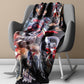 Dirtbike Adventure Light Weight Fleece Blanket by Mark van Vuuren