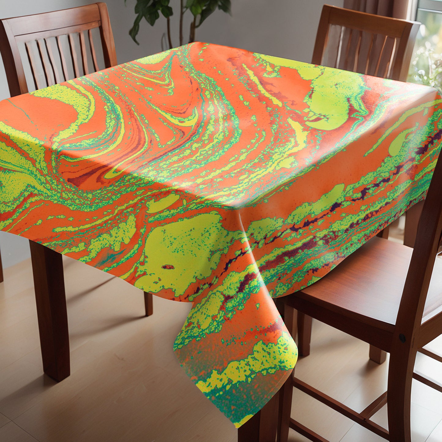Dissolving Reality Square Tablecloth