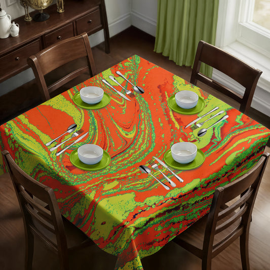 Dissolving Reality Square Tablecloth