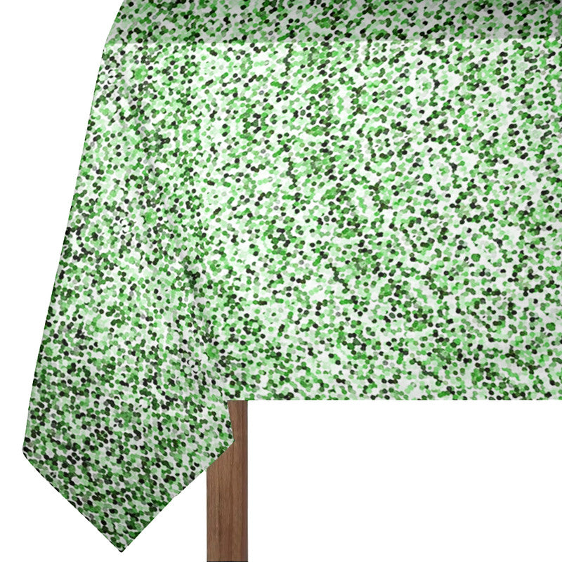 Divine Symmetry Green Rectangle Tablecloth