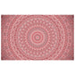 Divine Symmetry Red Rectangle Tablecloth