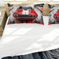 Dodge Challenger Red Duvet Cover Set