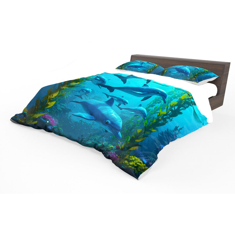 Dolphin Symphony Duvet Cover Set