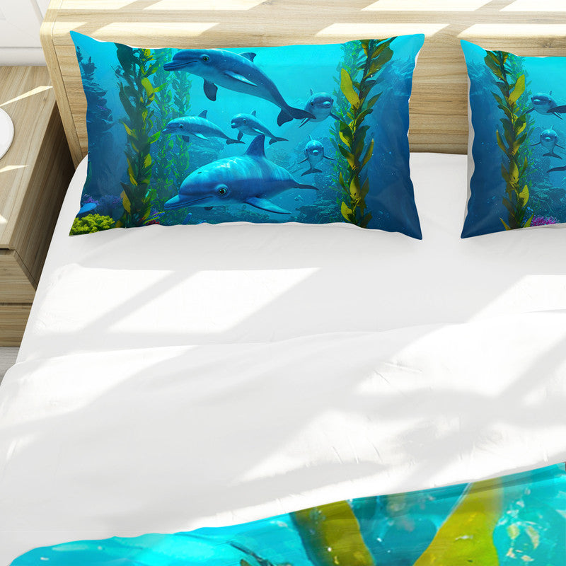 Dolphin Symphony Duvet Cover Set