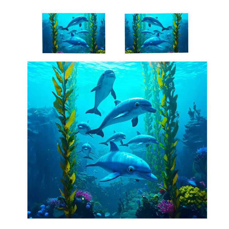 Dolphin Symphony Duvet Cover Set