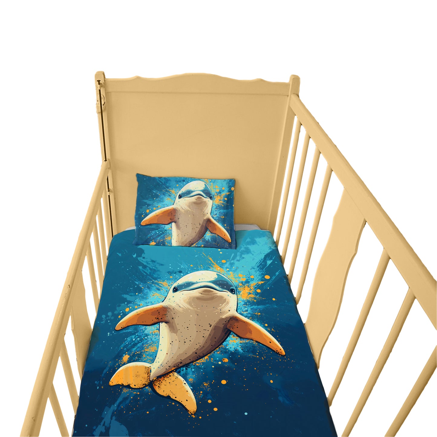Dolphin Cot Set by Wikus Schalkwyk