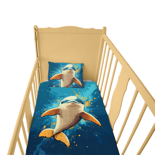 Dolphin Cot Set by Wikus Schalkwyk