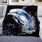 Dolphy Light Weight Fleece Blanket