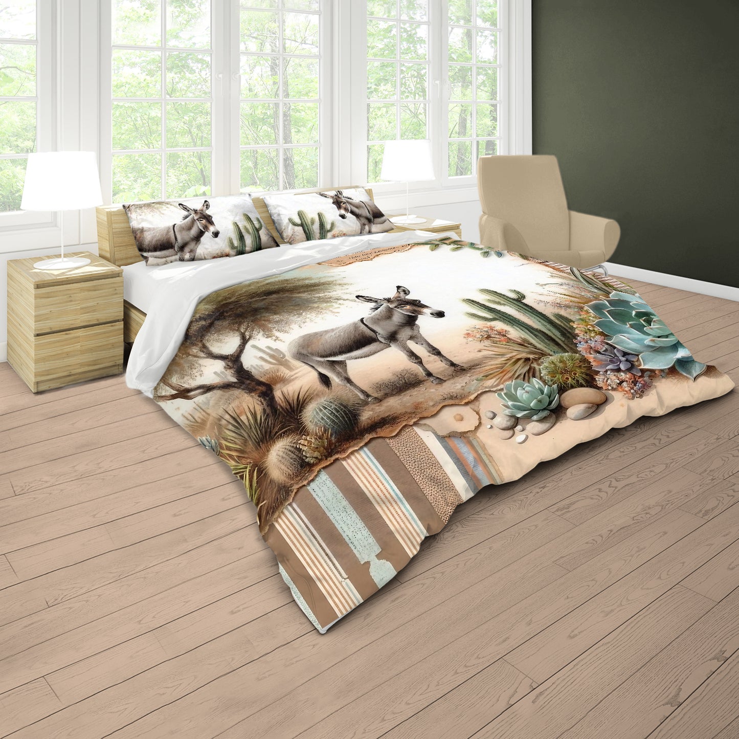 Donkey Alone Duvet Cover Set