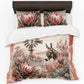 Donkey Among Protea Duvet Cover Set