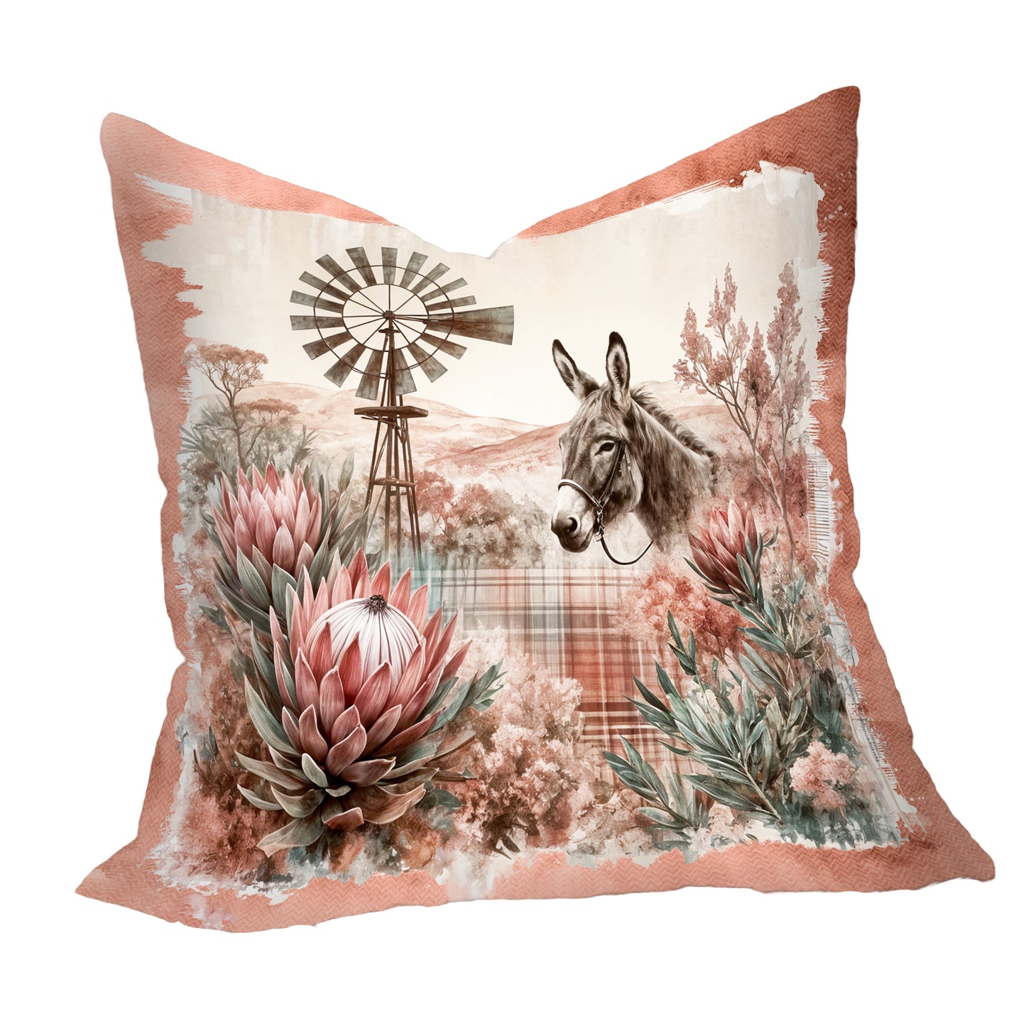 Donkey Among Protea Luxury Scatter