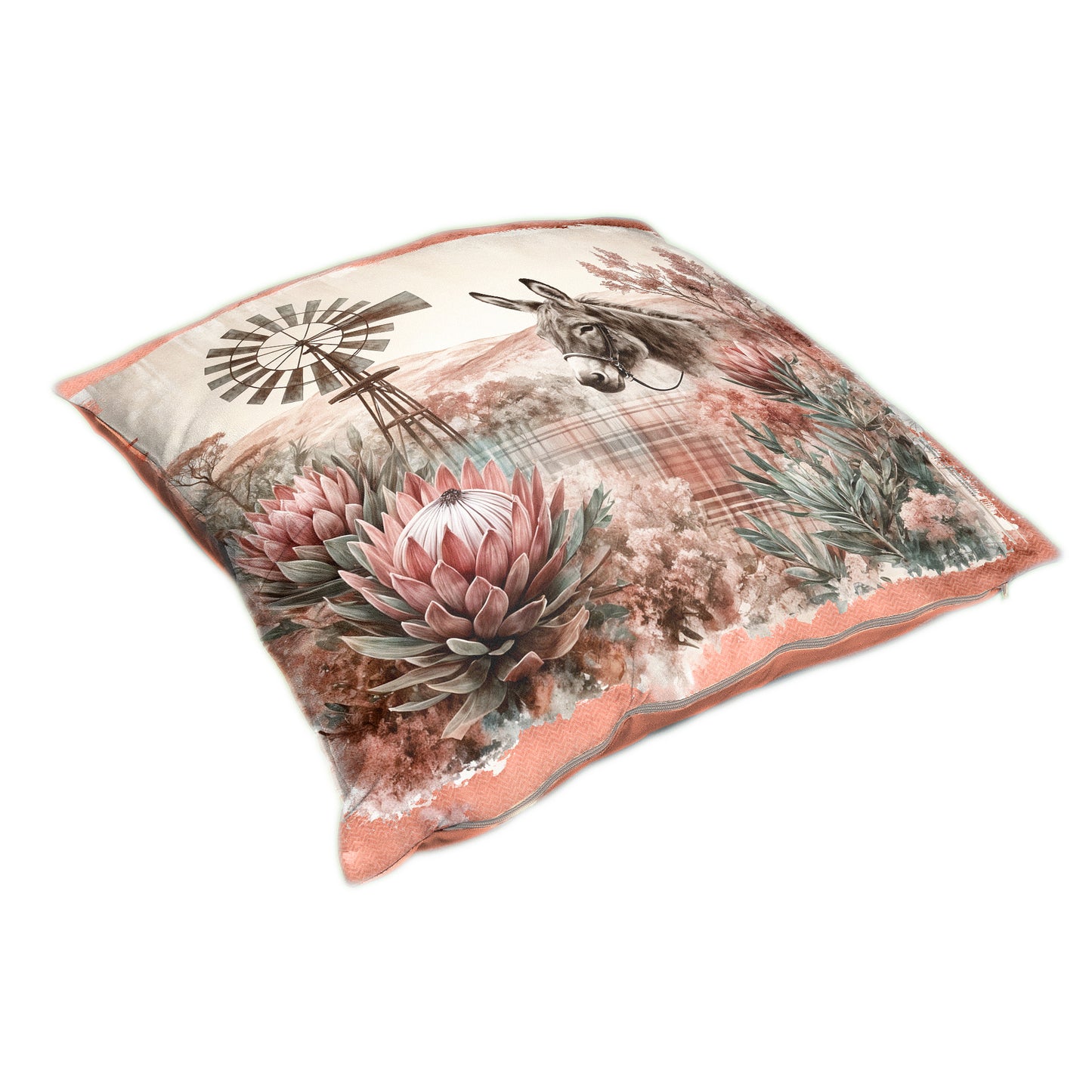 Donkey Among Protea Luxury Scatter