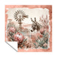 Donkey Among Protea Square Tablecloth