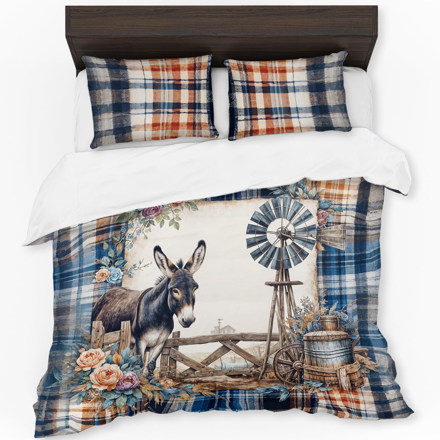 Donkey Farm Life Duvet Cover Set