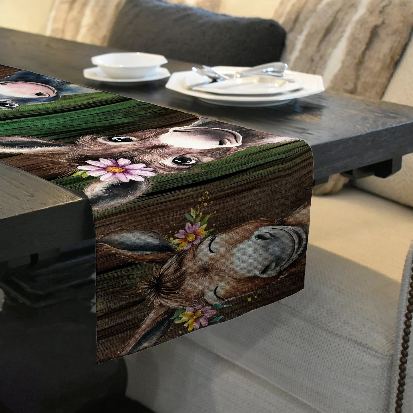 Donkey Table Runner by Mark van Vuuren