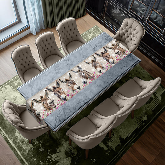 Donkey & Cosmos Table Runner by Mark van Vuuren