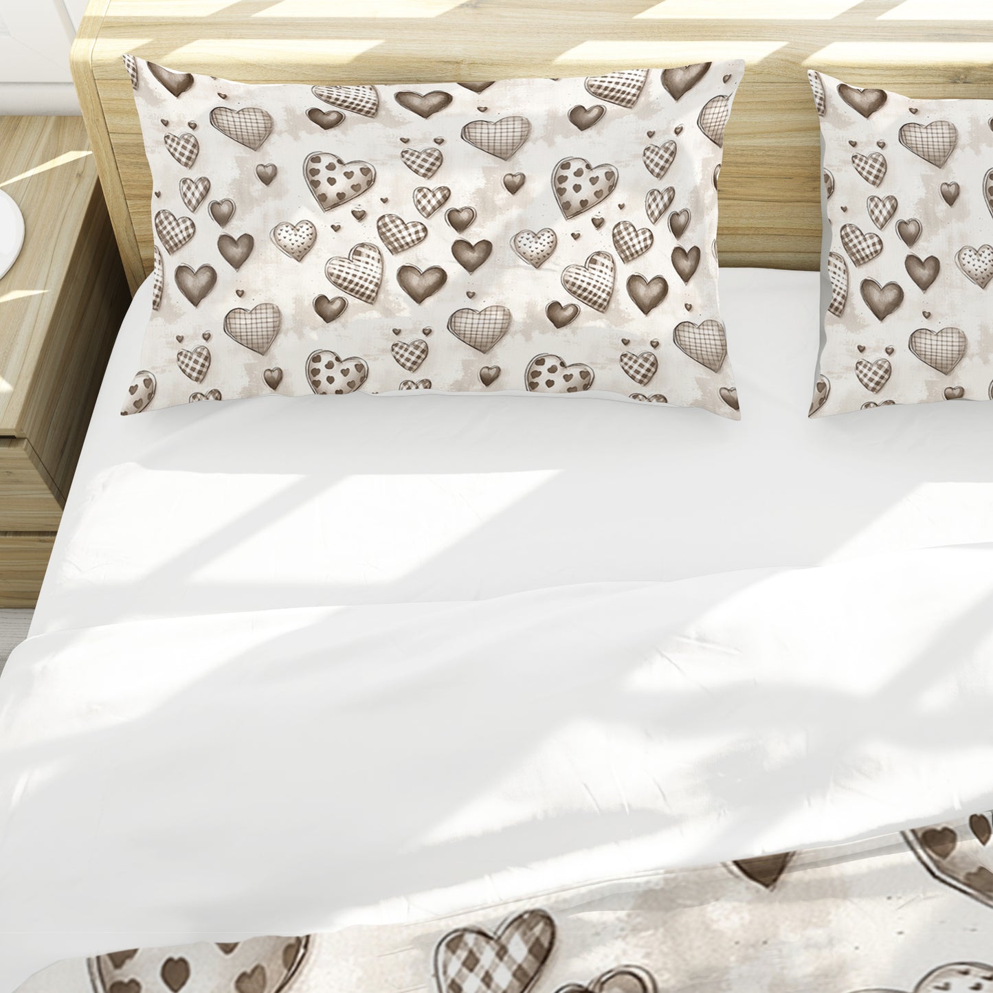 Donkey & Hearts Duvet Cover Set by Mark van Vuuren