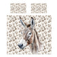 Donkey & Hearts Duvet Cover Set by Mark van Vuuren