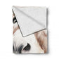 Donkey & Pink Proteas Light Weight Fleece Blanket by Mark van Vuuren