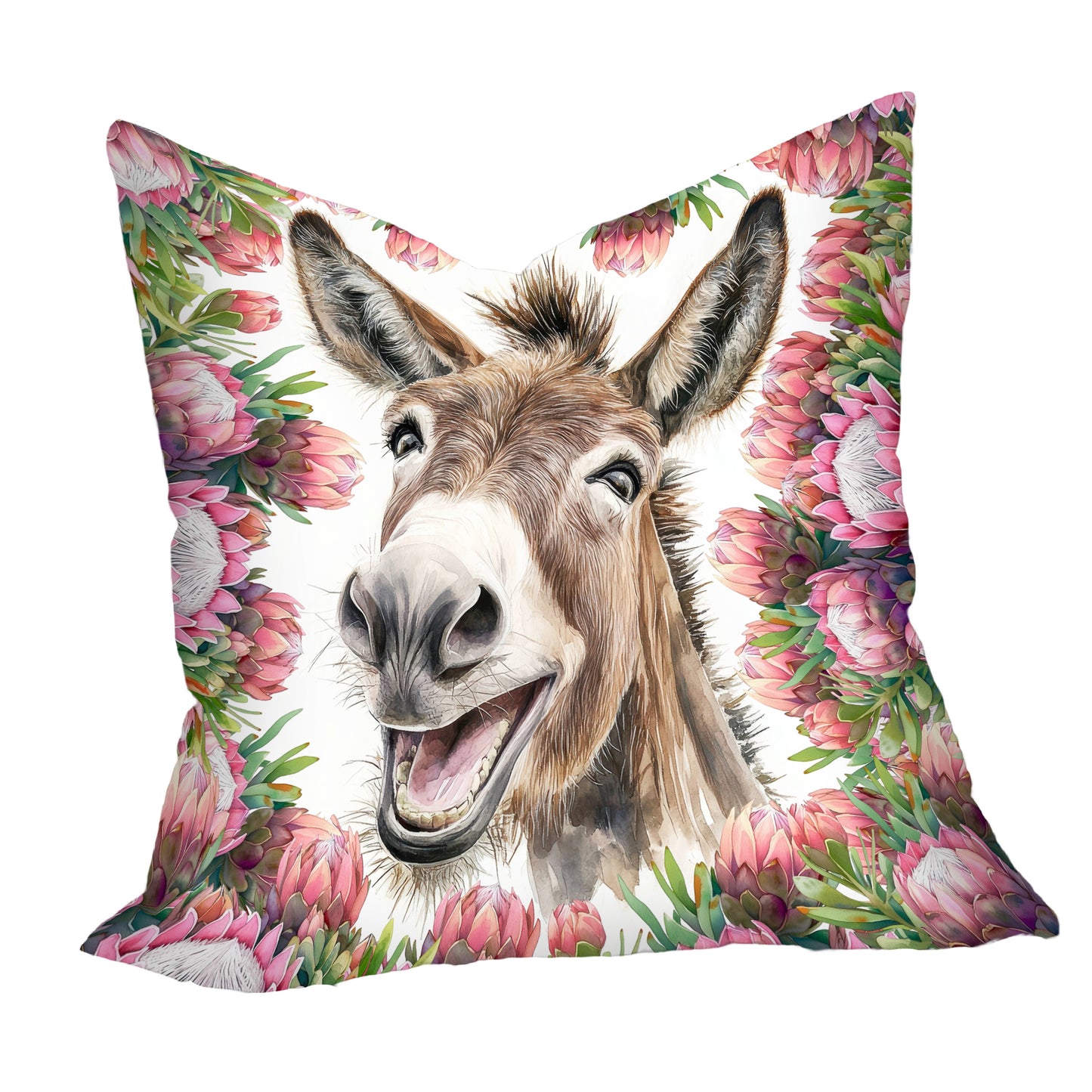 Donkey & Pink Proteas Luxury Scatter by Mark van Vuuren