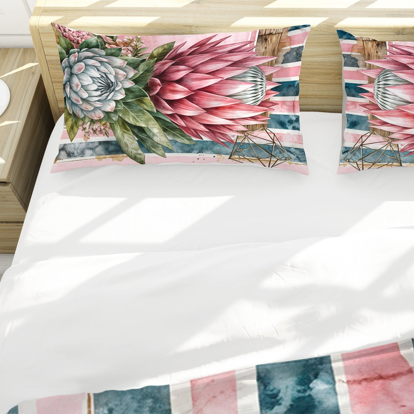 Donkey & Protea Abstract Duvet Cover Set