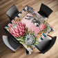 Donkey & Protea Abstract Square Tablecloth