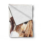 Donkey & Protea Light Weight Fleece Blanket by Mark van Vuuren