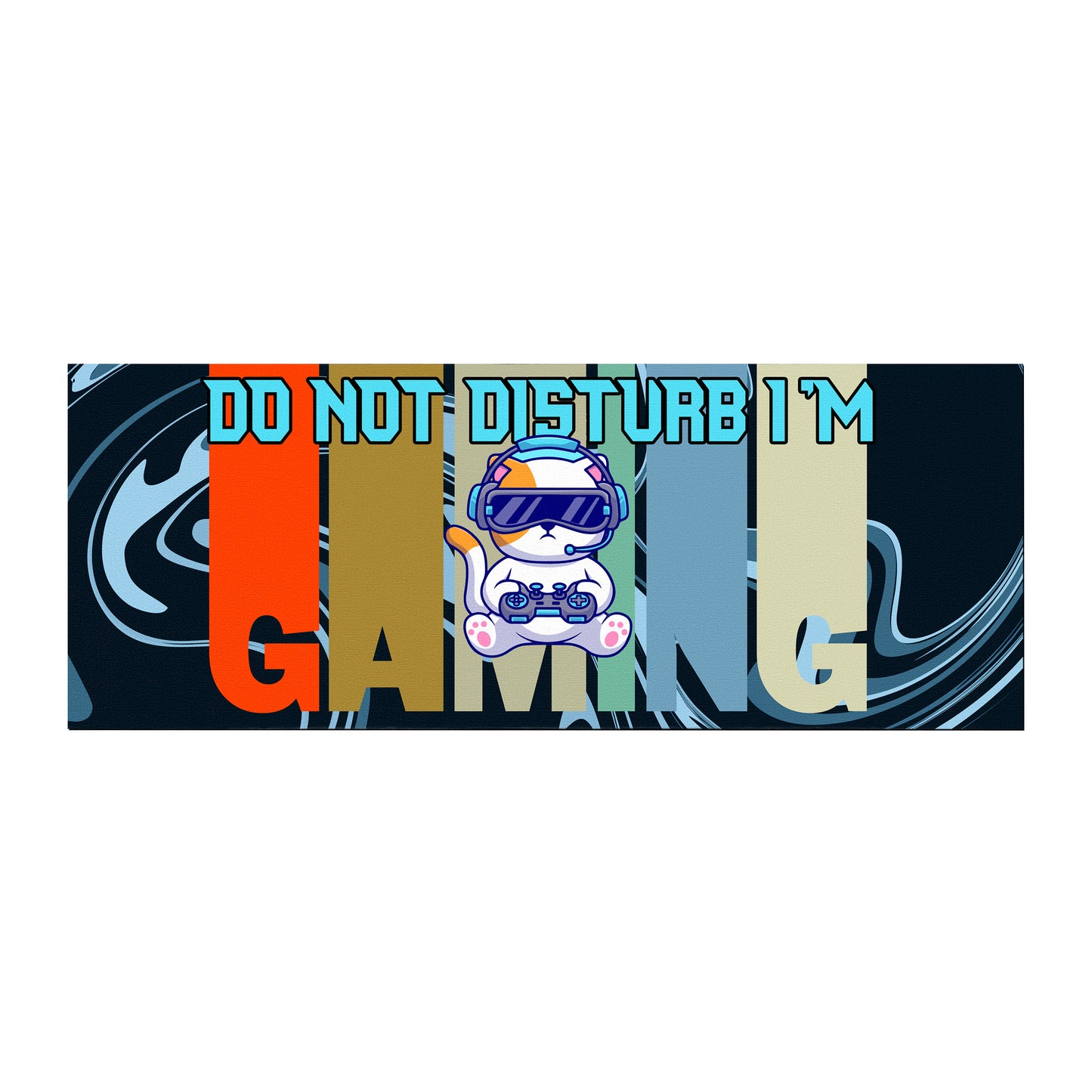 Do not disturb a gamer Desk Pad