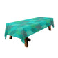Dotted Flowers on Green 3m Rectangle Tablecloth