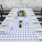 Dove Grey Connected Circles 3m Rectangle Tablecloth