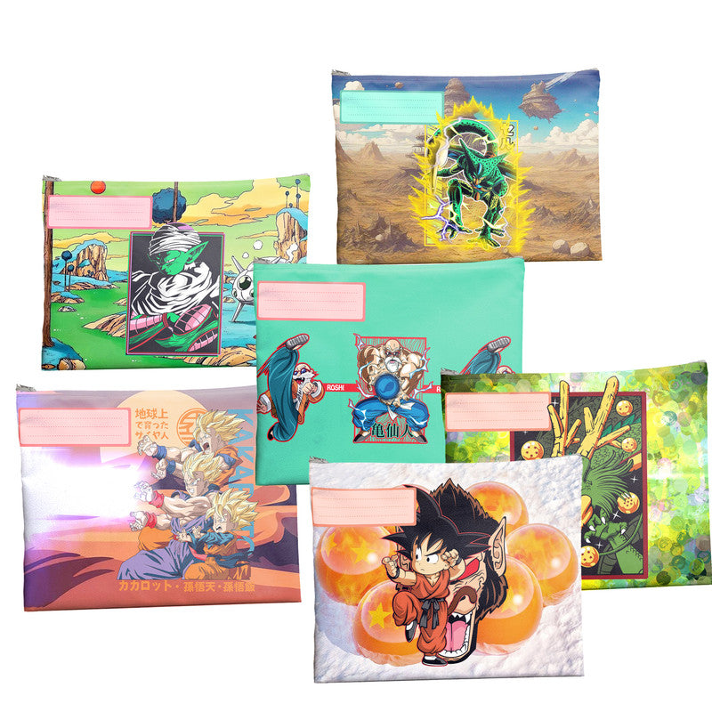 Dragon Ball Revelation Subject Savvy Book Bags Set Of 6
