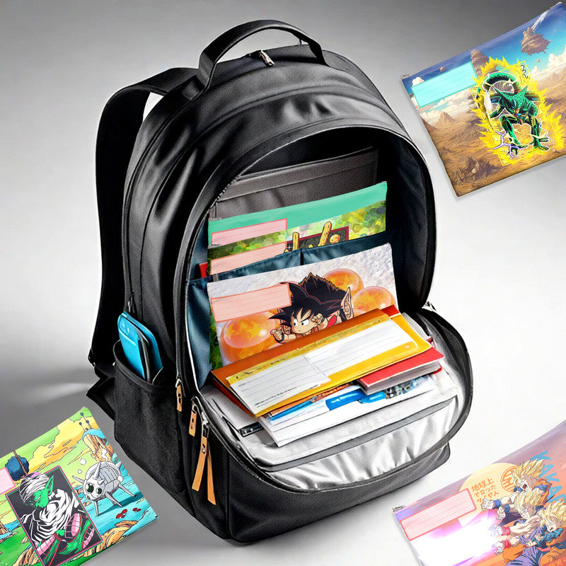 Dragon Ball Revelation Subject Savvy Book Bags Set Of 6