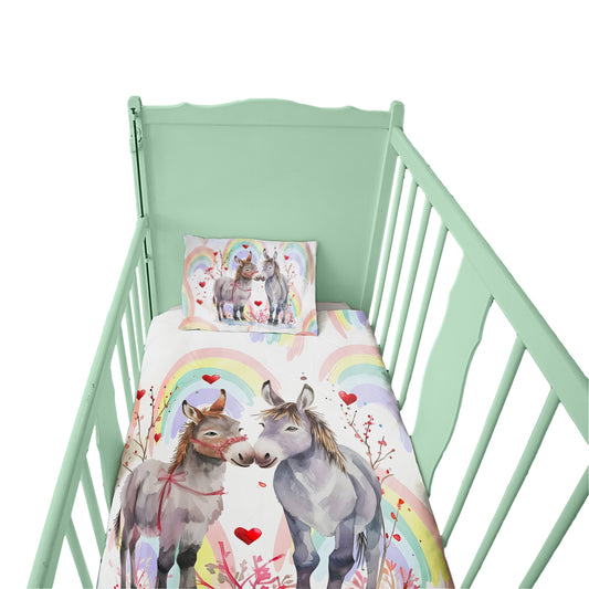 Dream Donkey Cot Duvet Set