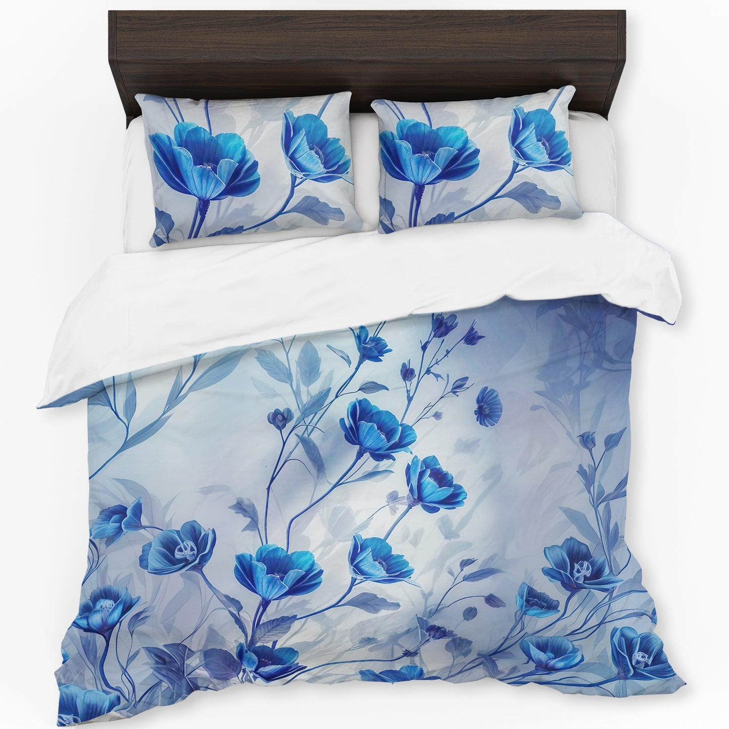 Dream in Indigo Silk Duvet Cover Set