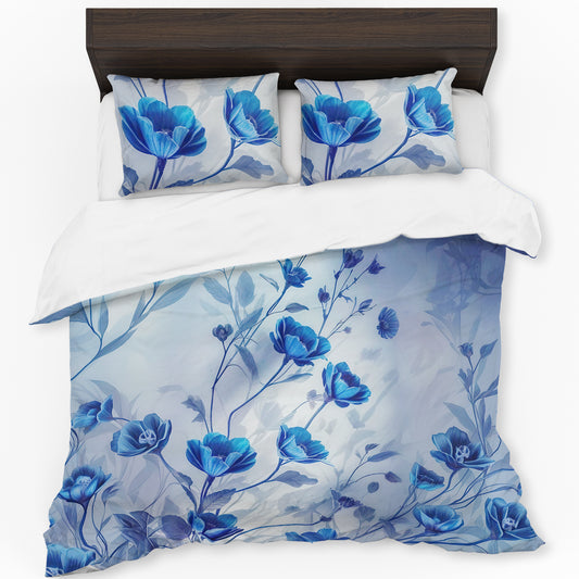 Dream in Indigo Silk Duvet Cover Set
