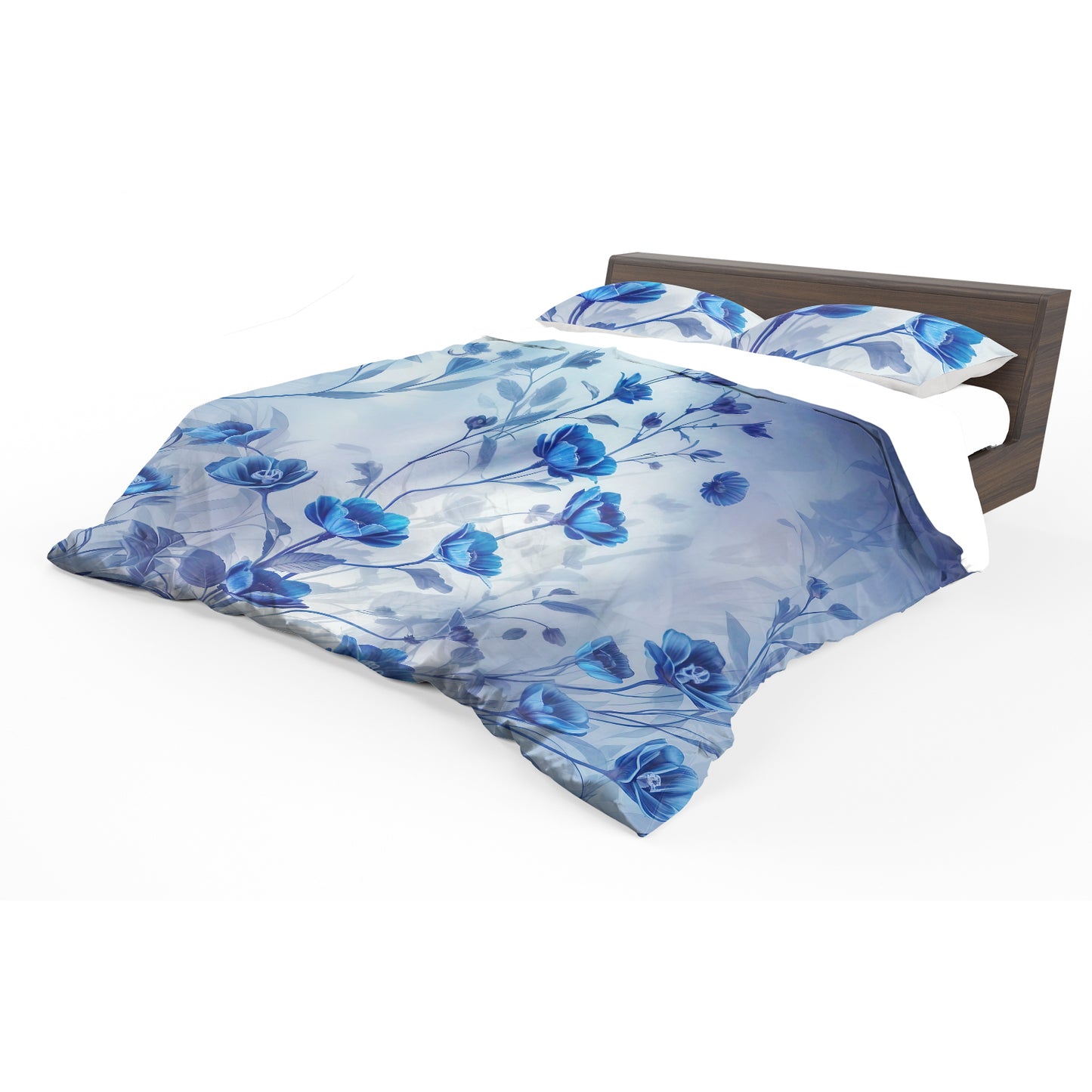 Dream in Indigo Silk Duvet Cover Set