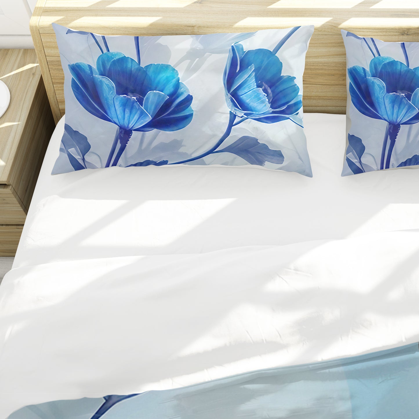 Dream in Indigo Silk Duvet Cover Set