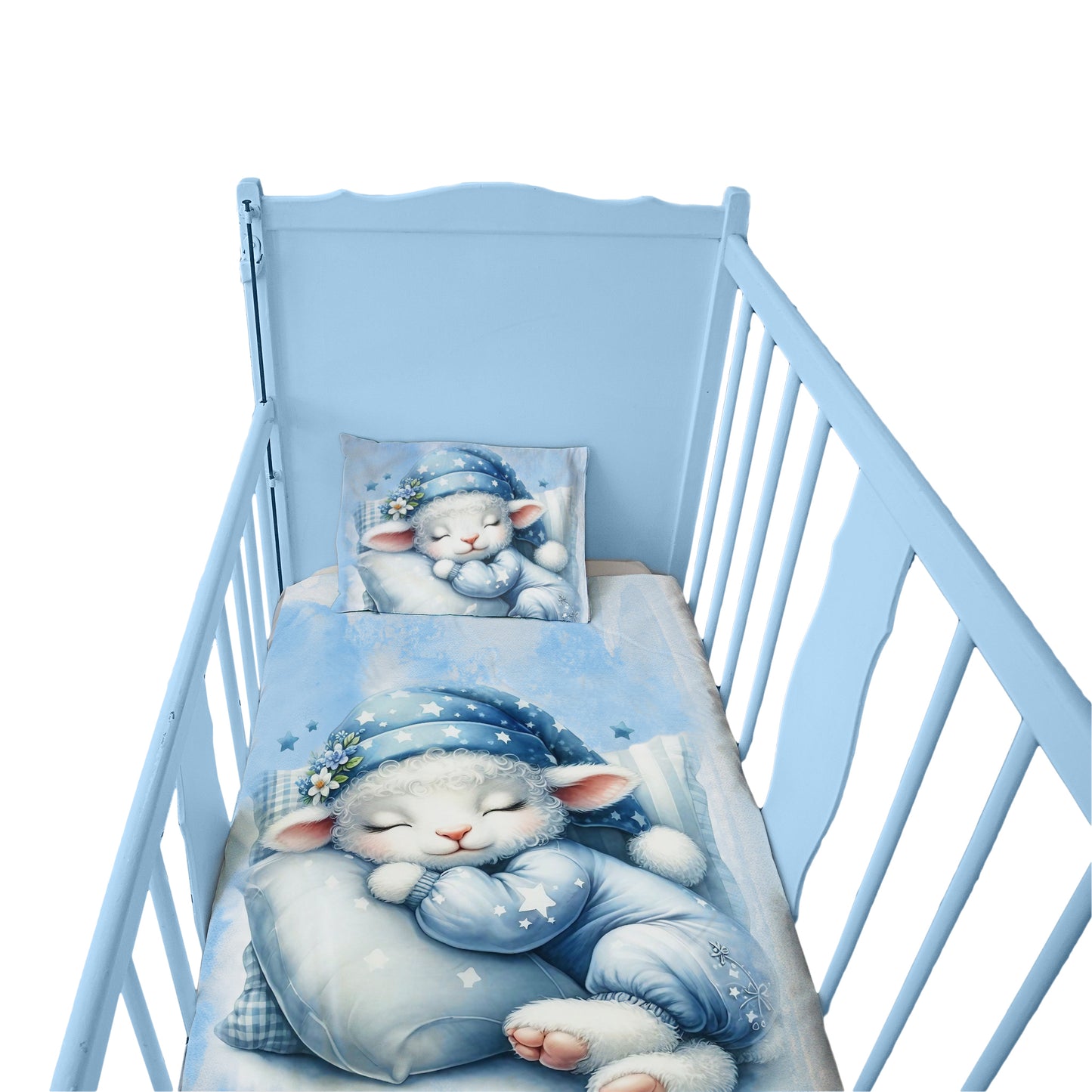 Dreaming Lamb Cot Set