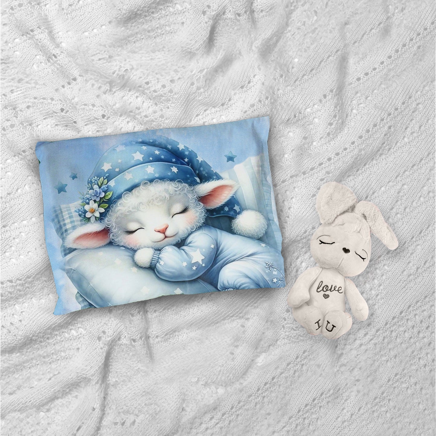 Dreaming Lamb Cot Set