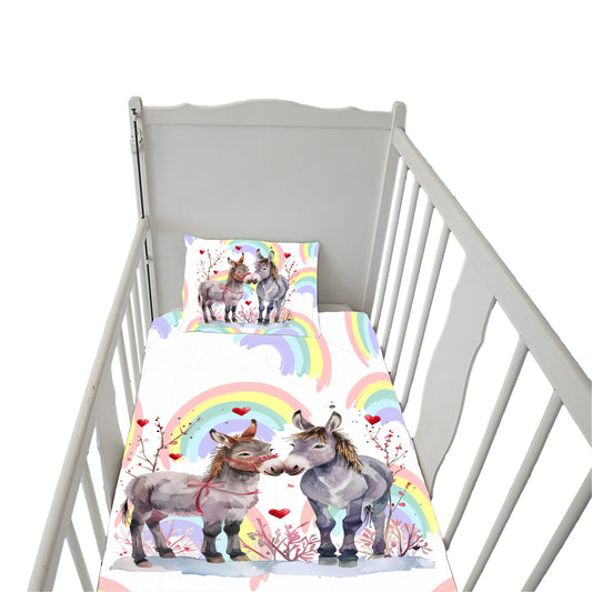 Dream Donkey Cot Duvet Set