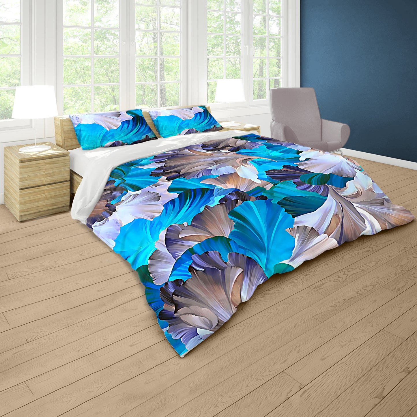 Dreams Beneath Glass Skies Duvet Cover Set