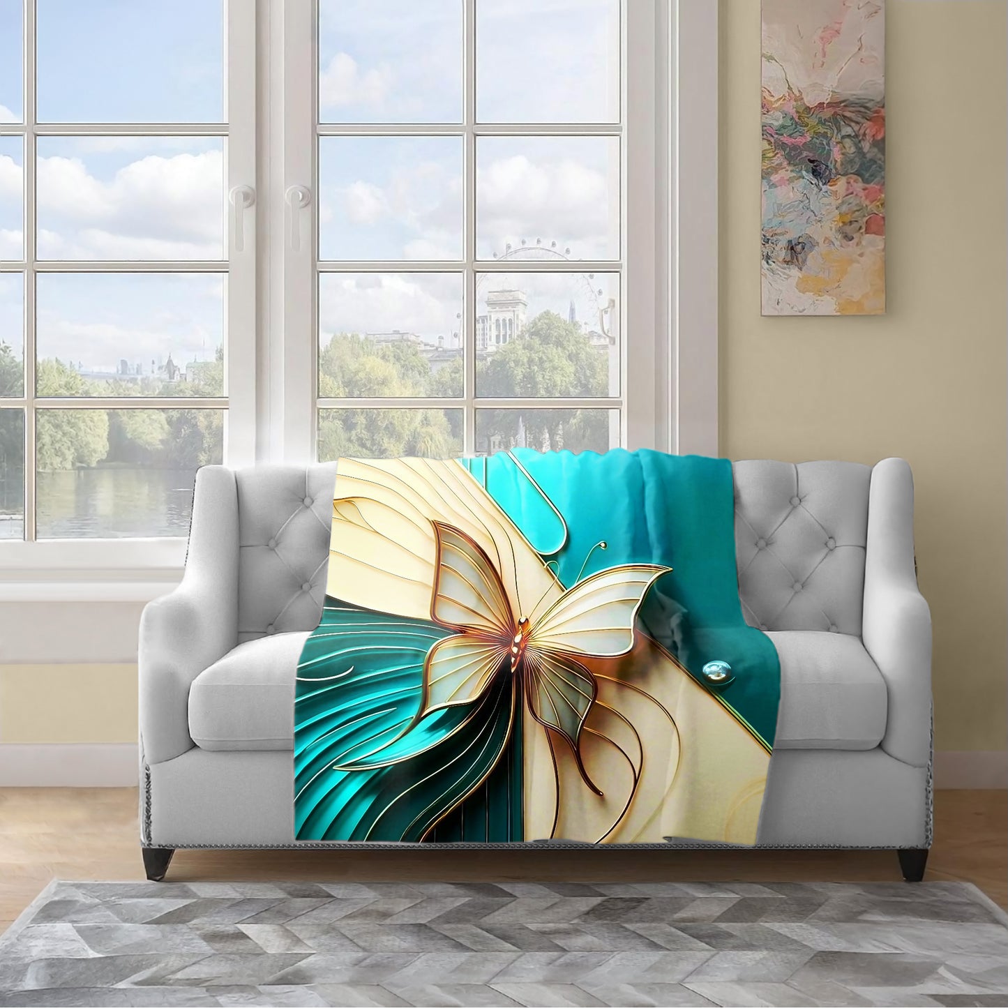 Dreamwing Butterfly Light Weight Fleece Blanket