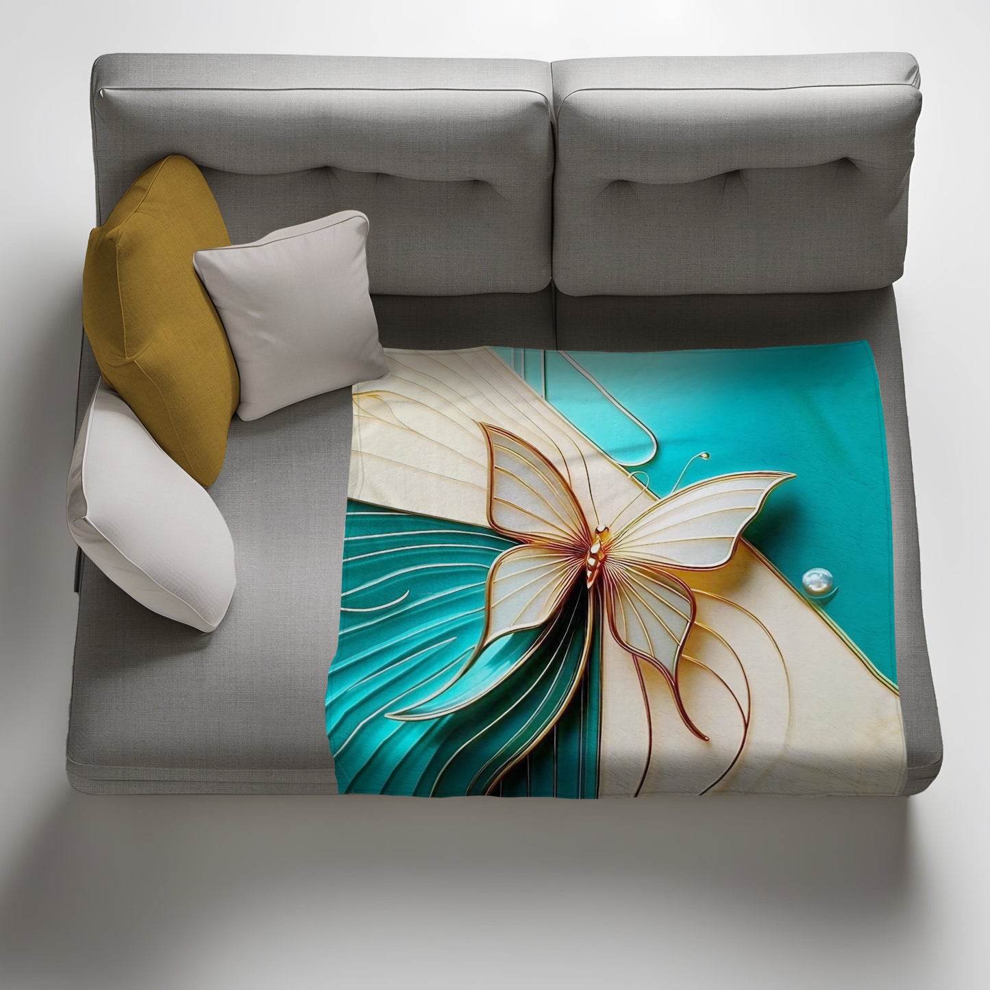 Dreamwing Butterfly Light Weight Fleece Blanket