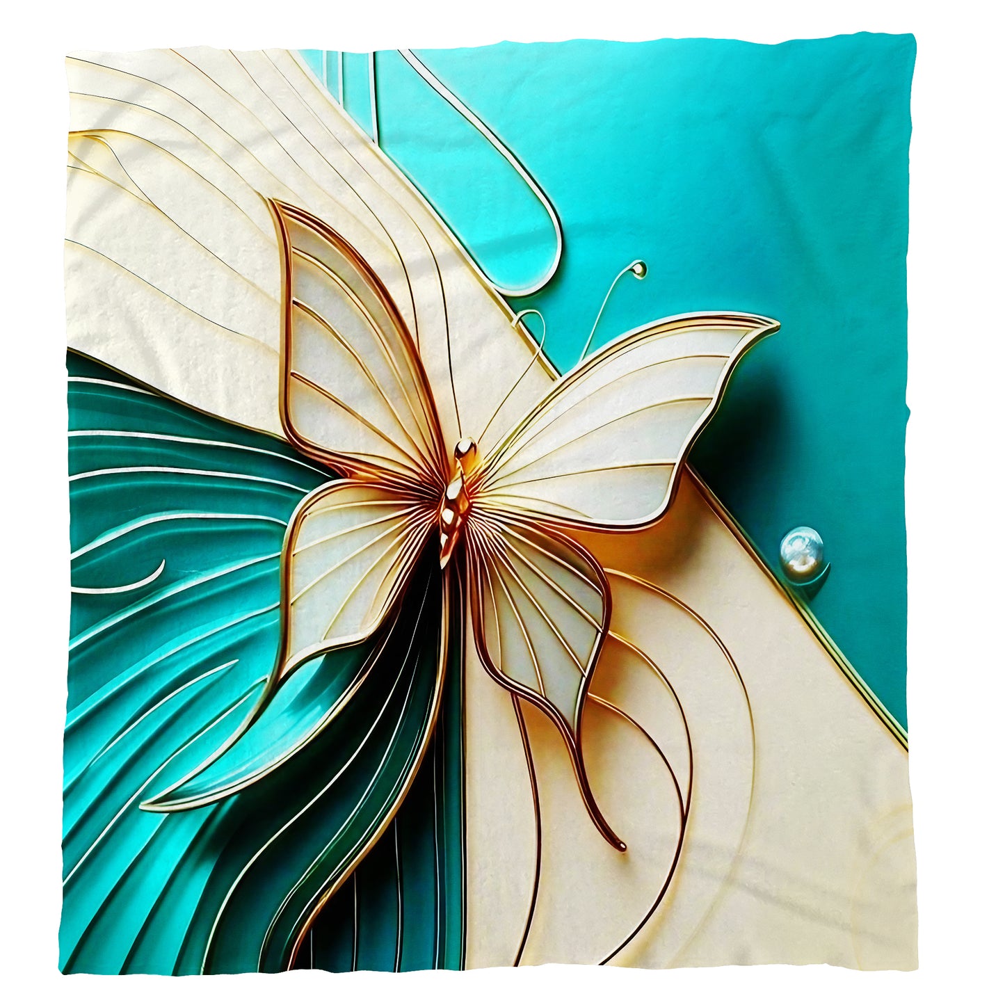 Dreamwing Butterfly Light Weight Fleece Blanket