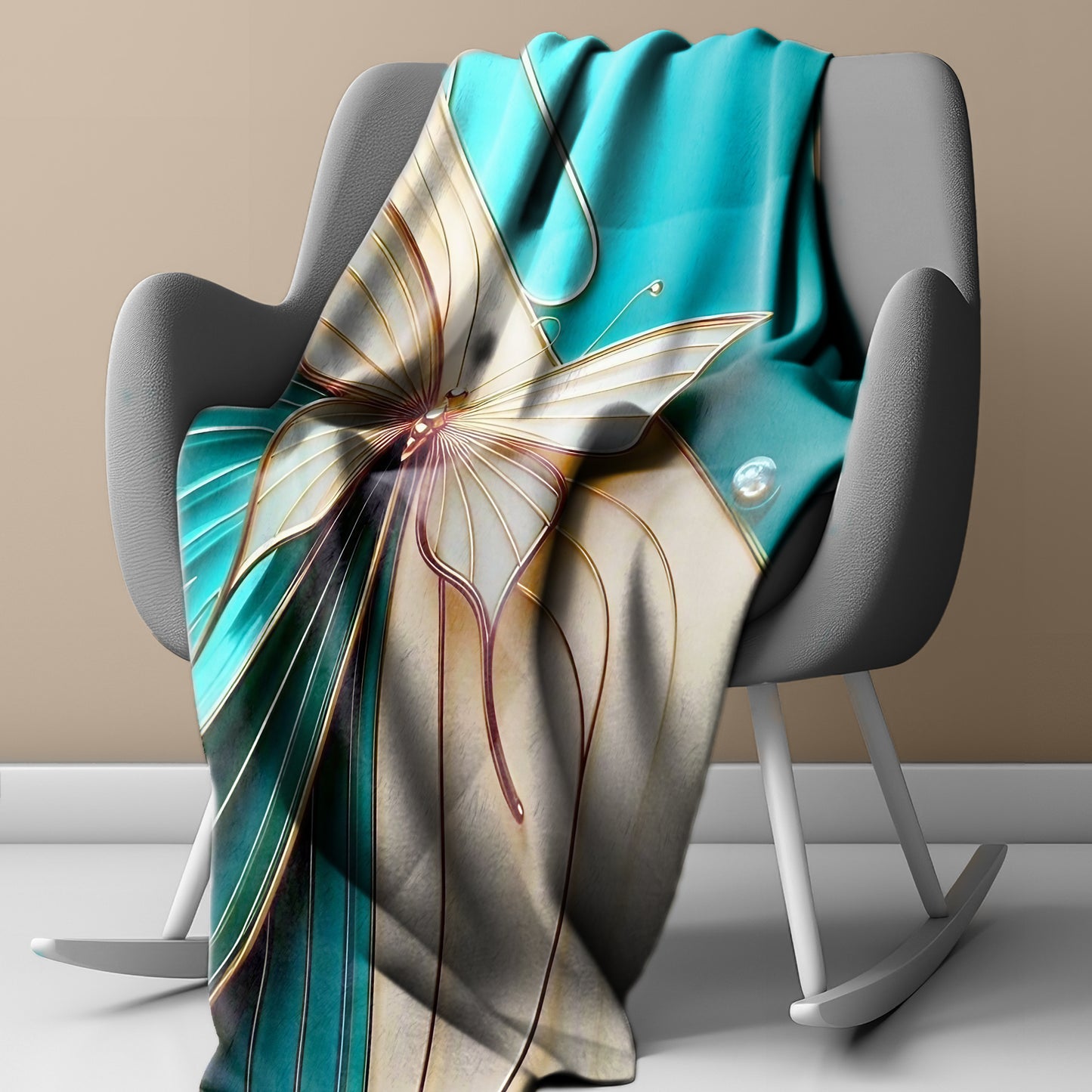 Dreamwing Butterfly Light Weight Fleece Blanket