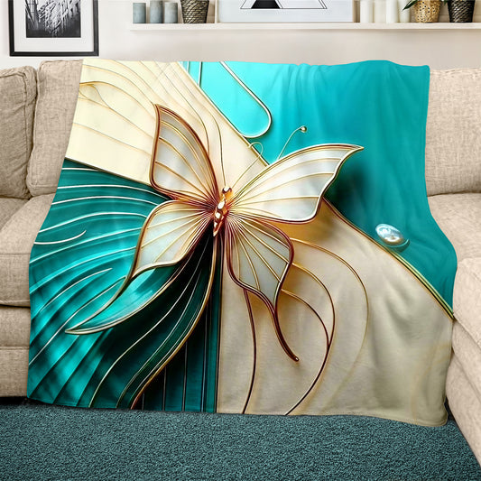 Dreamwing Butterfly Light Weight Fleece Blanket