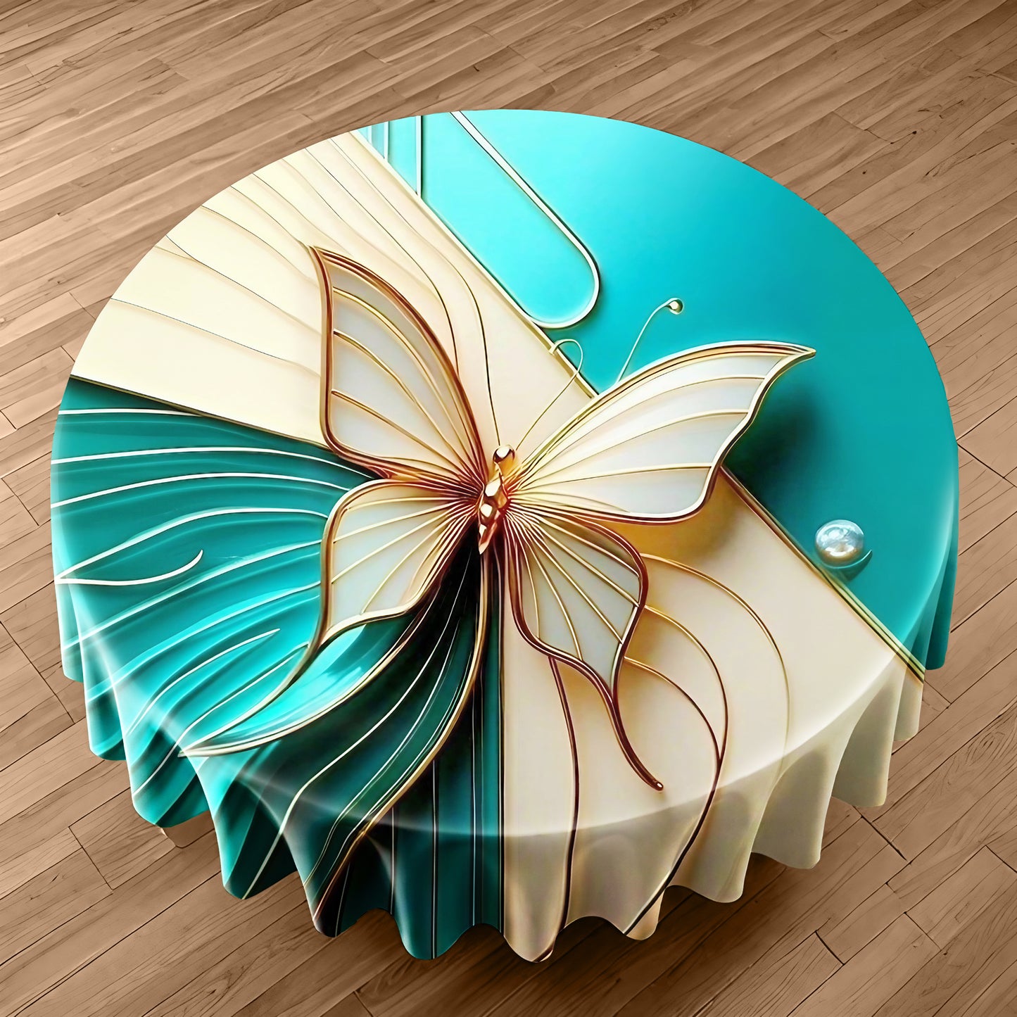 Dreamwing Butterfly Round Tablecloth