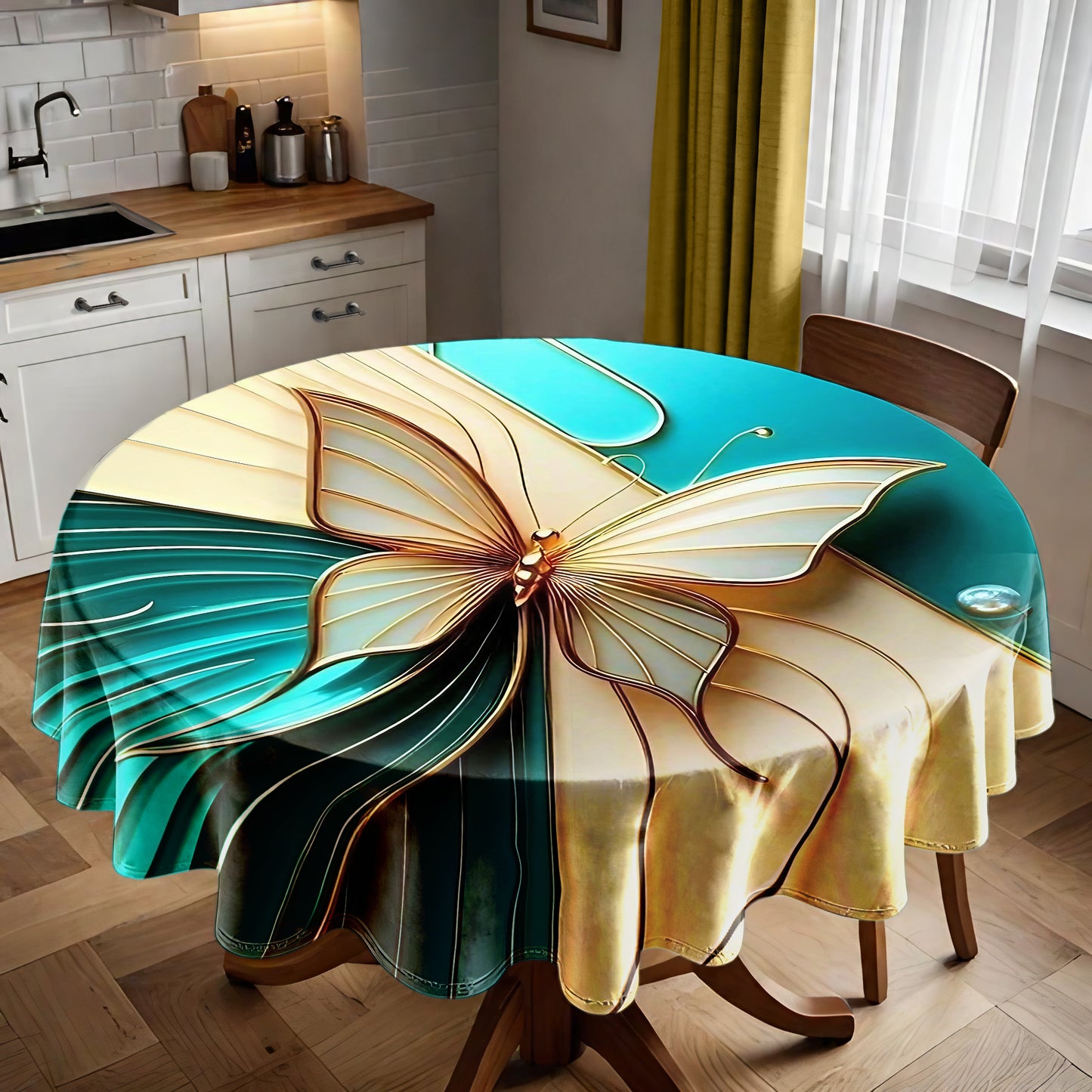Dreamwing Butterfly Round Tablecloth